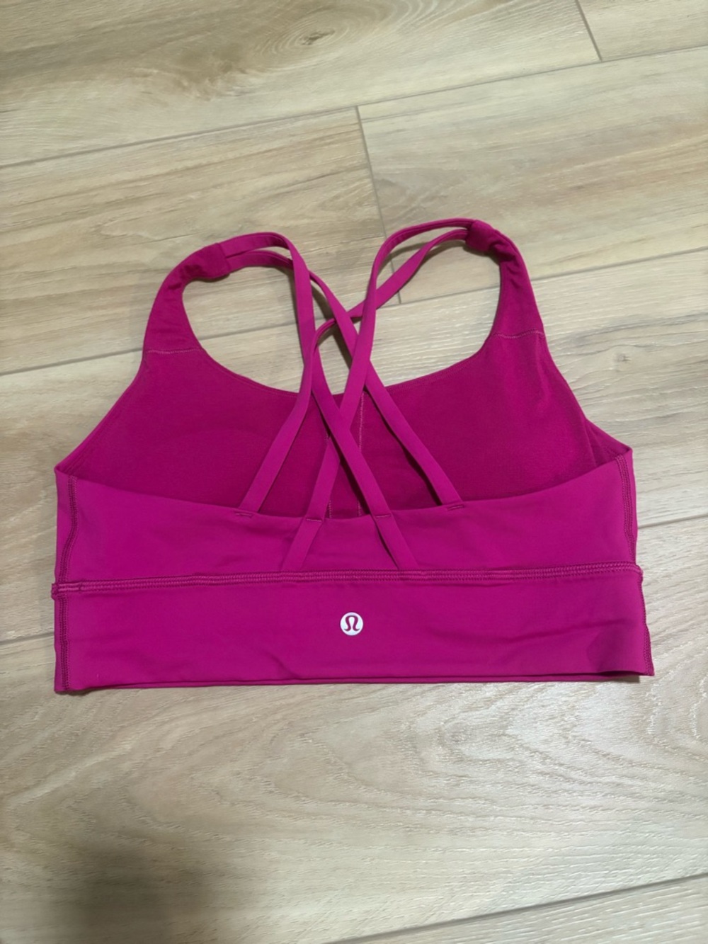 lululemon athletica Pink Crisscross Back Sports Bra